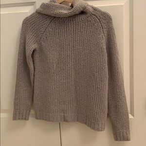 Banana Republic gray cowl neck sweater